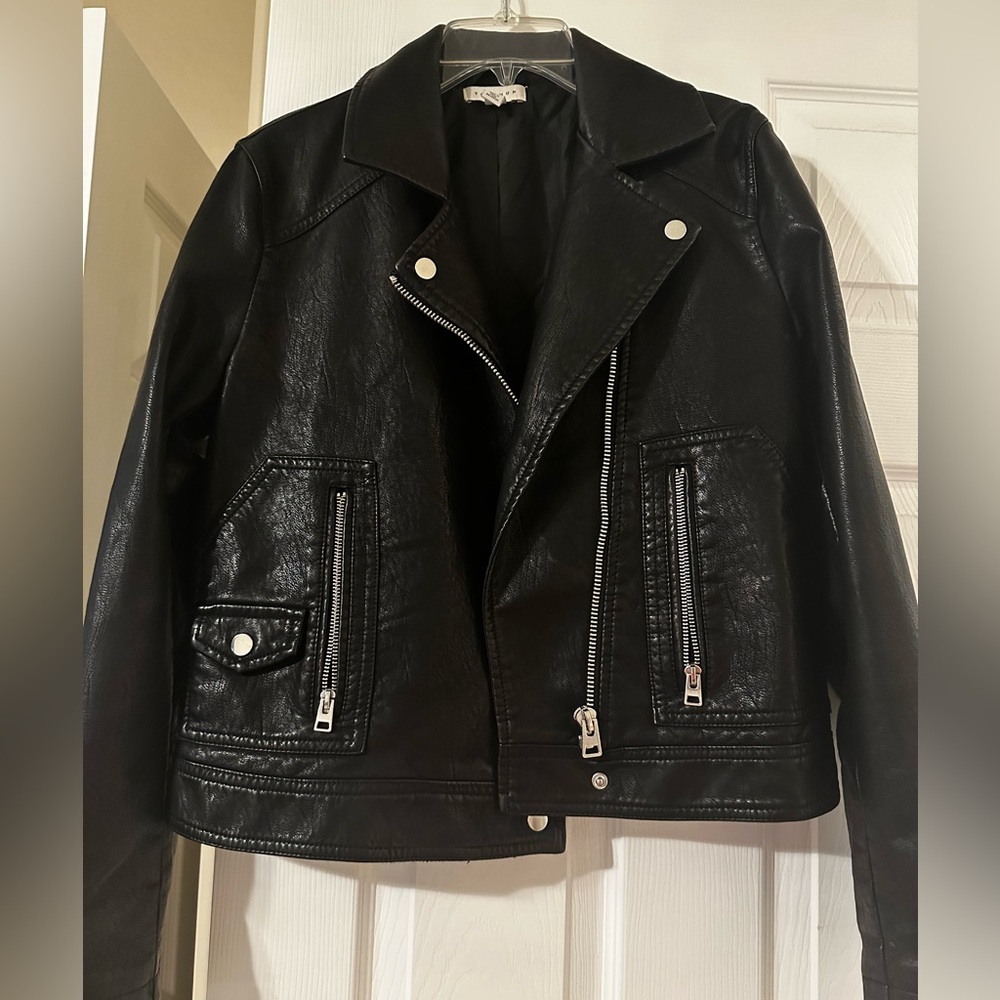 Top shop leather jacket